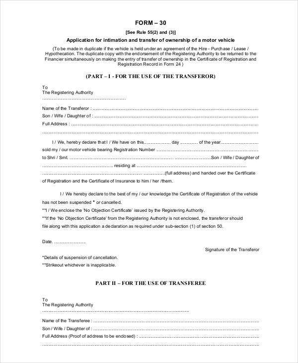 10+ Ownership Transfer Letter Templates