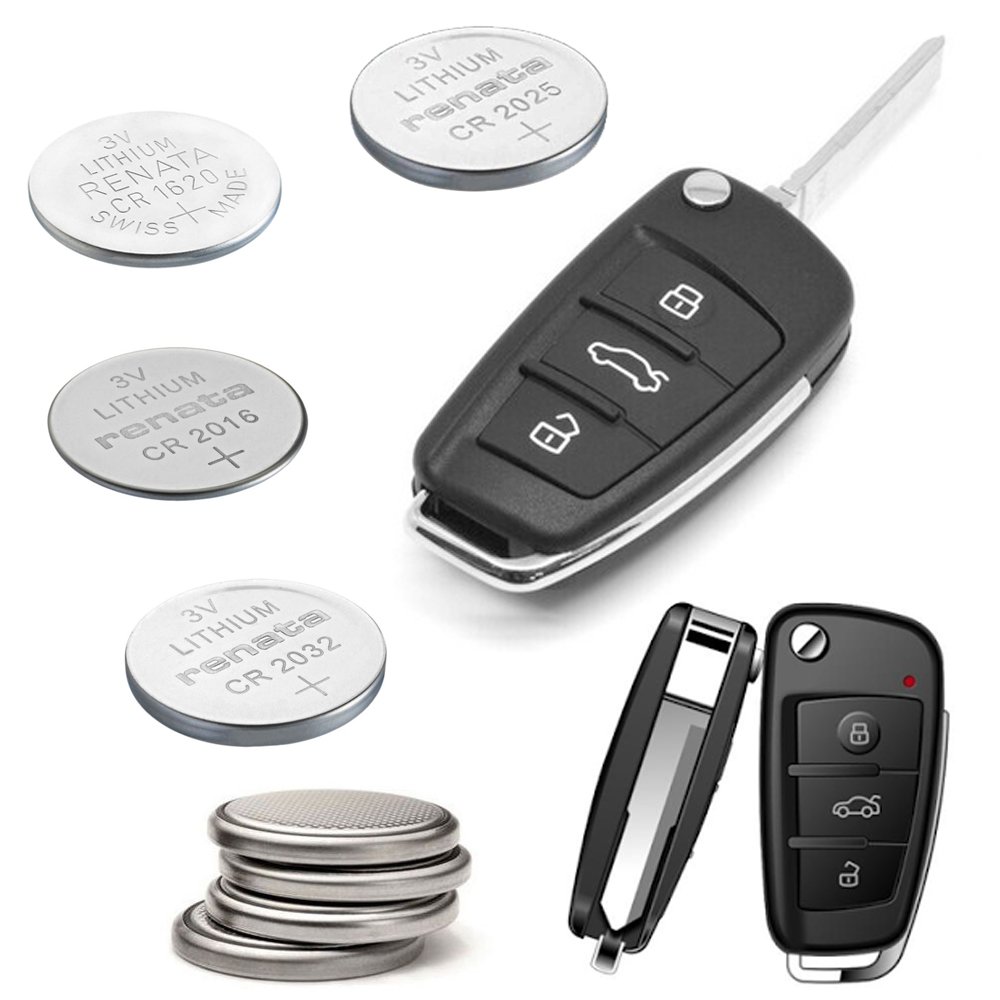2 Car Key Fob Remote Replacement Batteries For Ford ...