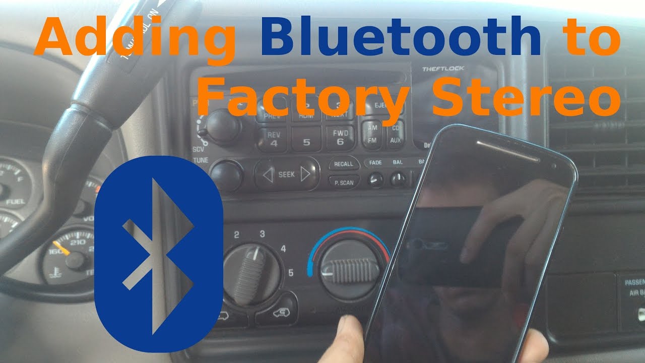 Adding Bluetooth to Factory Stereo on the Cheap