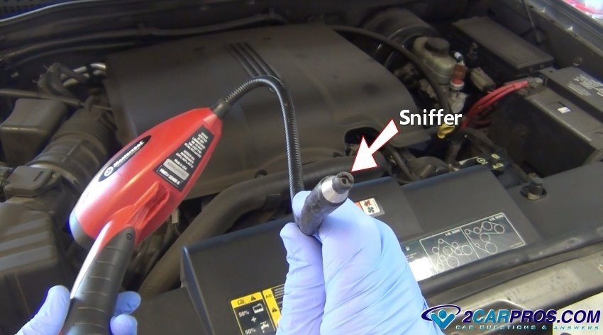 Automotive Air Conditioner Leak Detection