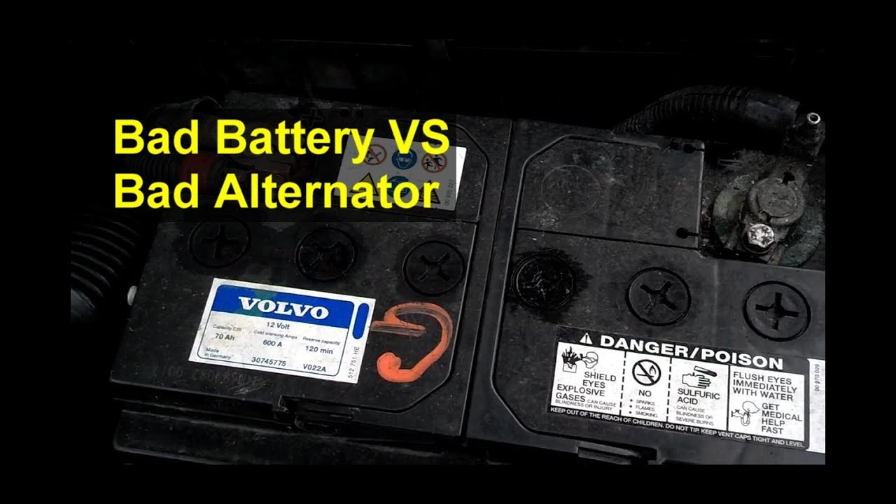 Bad Battery or Bad Alternator, how to tell the difference ...