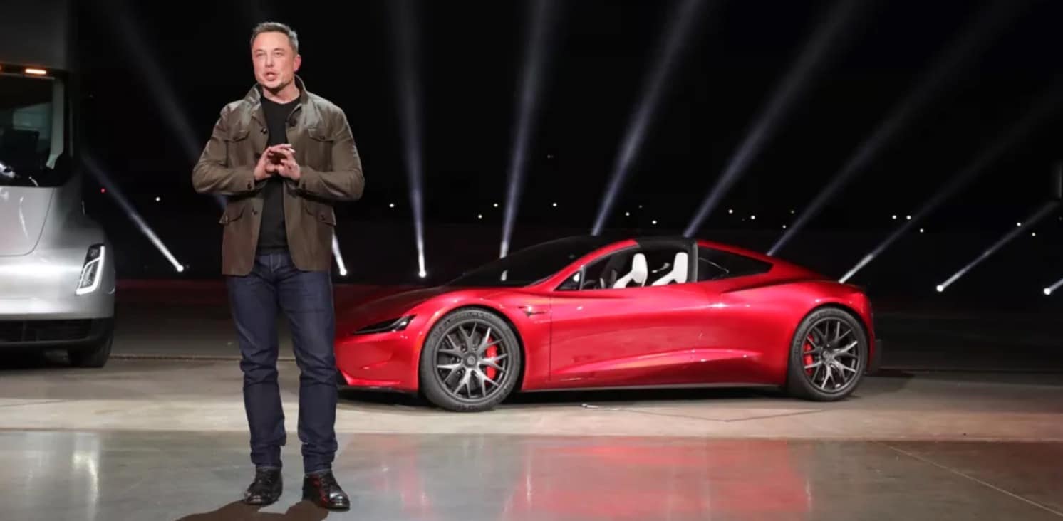 Elon Musk announces Tesla