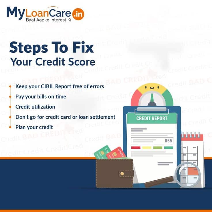 Fix your Credit Score and Avail Fast Loans
