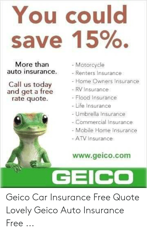 Geico Free Insurance Quote
