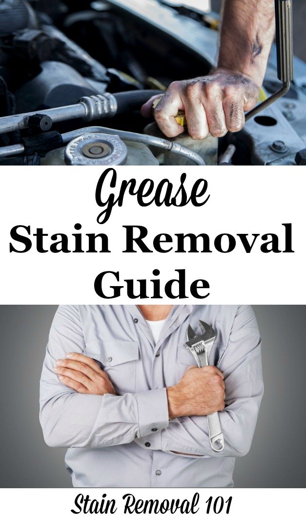 Grease Stain Removal Guide: Removing Motor Oil And Grease