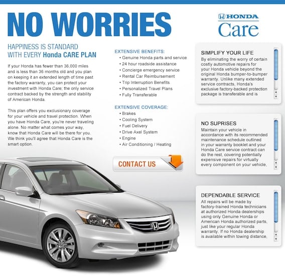 Honda Care Extended Warranty Cancellation Policy