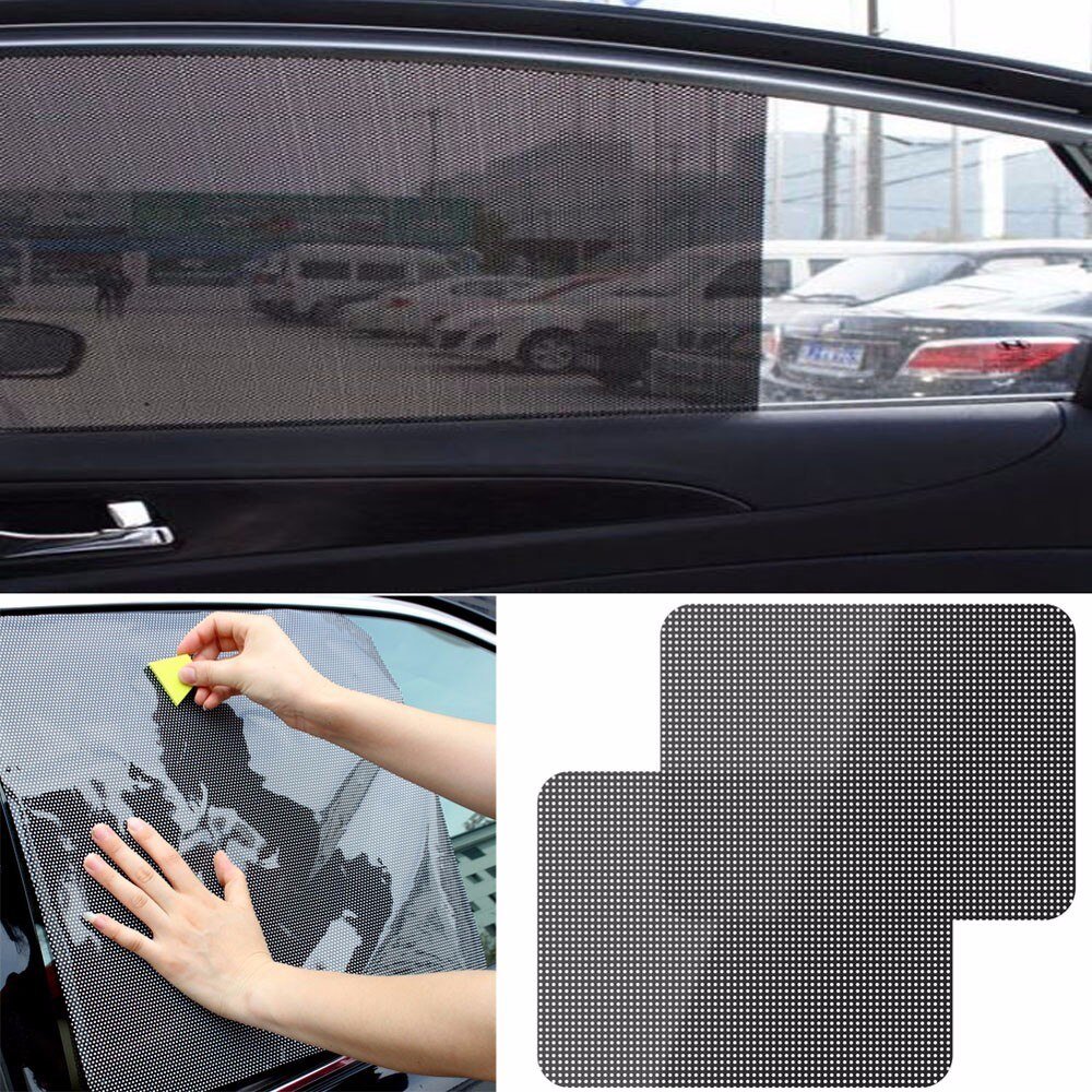 Hot sale 2Pcs Car Window Side Sun Shade Cover Block Screen car window ...