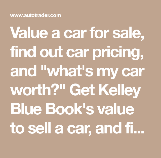How Do I Get Blue Book Value For My Car