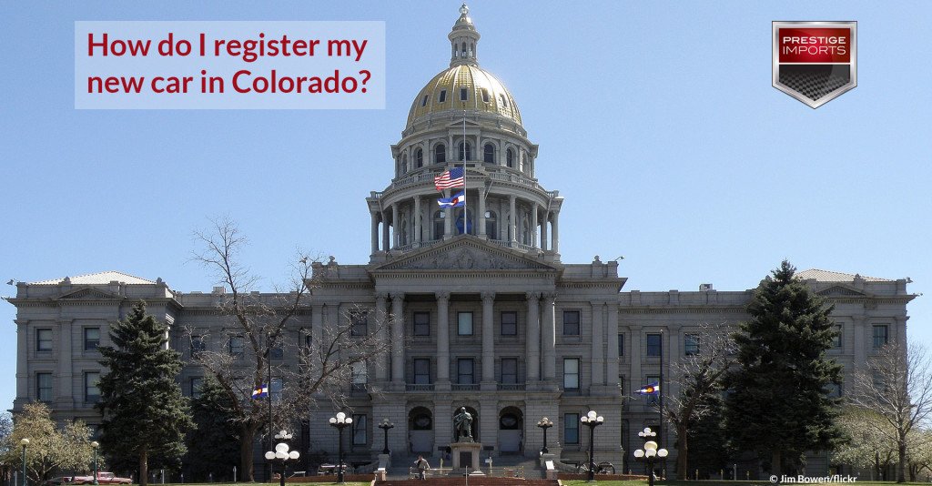 How do I register my new car in Colorado?