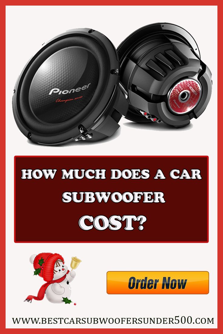 How Much Does A Car Subwoofer Cost?