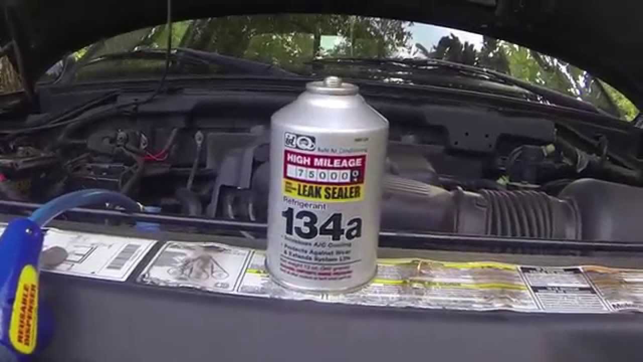 How to: adding freon/refrigerant/R134a to car/truck/suv ...