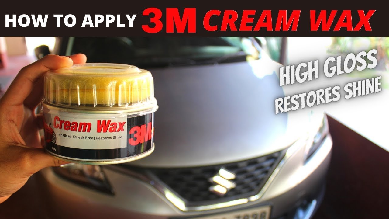How to apply 3M Cream Wax on Cars