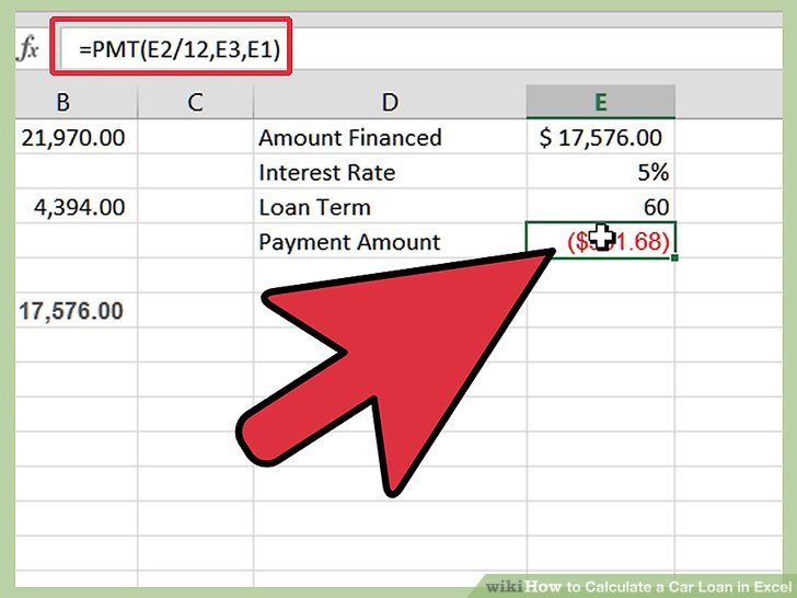 How to Calculate a Car Loan in Excel: 10 Steps (with Pictures)