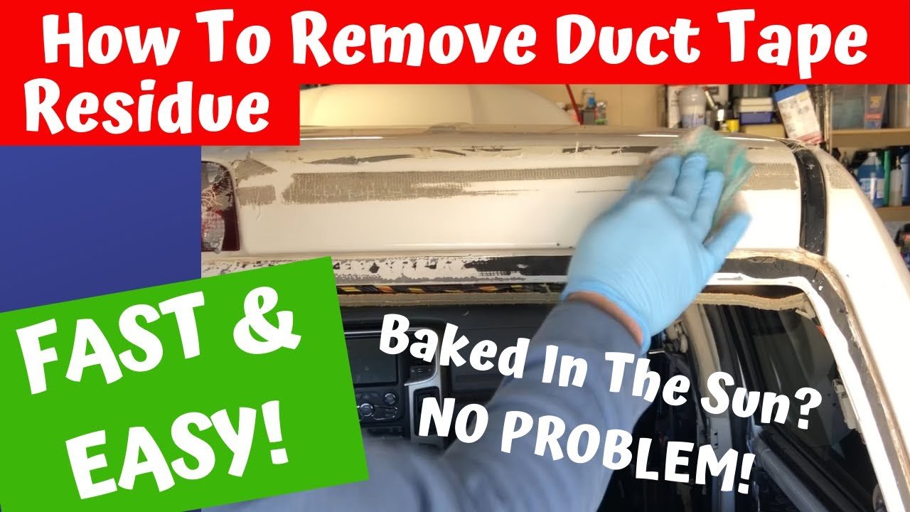 How To: Duct Tape Residue Removal From Car Paint