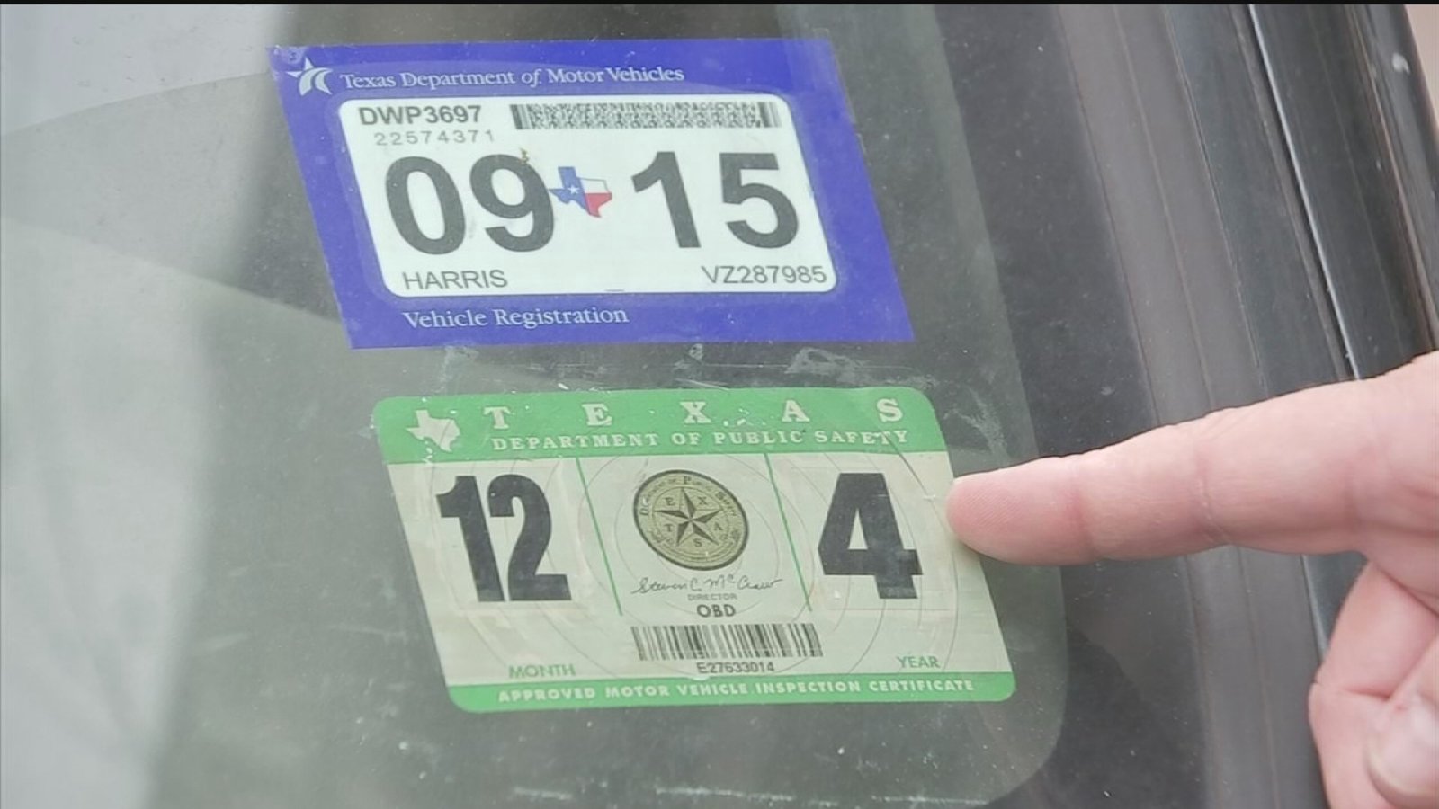 How to get new Texas car registration, inspection sticker ...