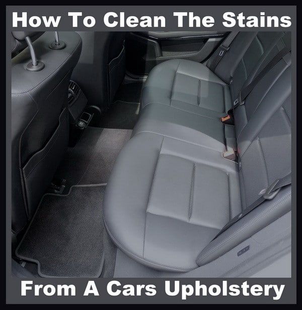 How To Get Oil Stains Out Of Your Car Seat