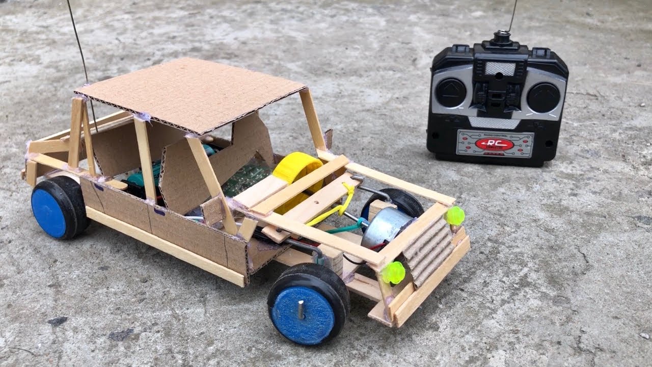 How to Make Amazing RC Car from Cardboard