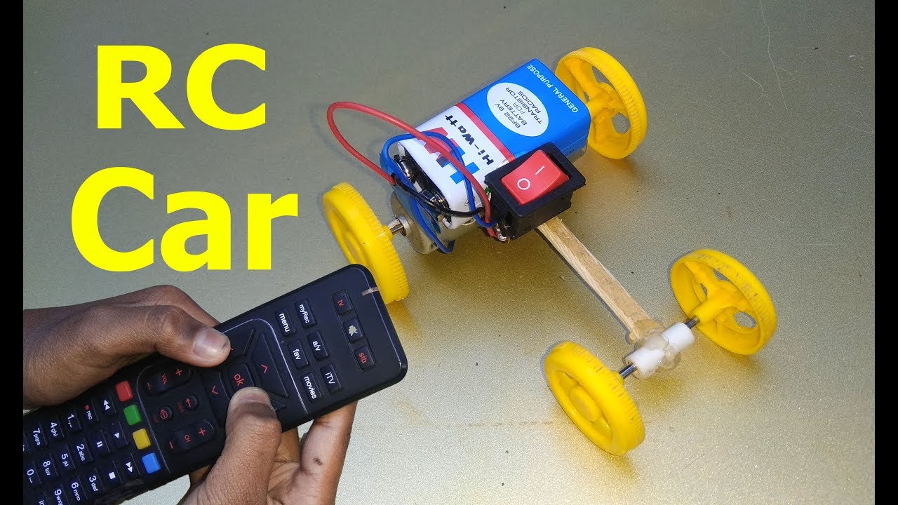 how to make rc remote control car at home