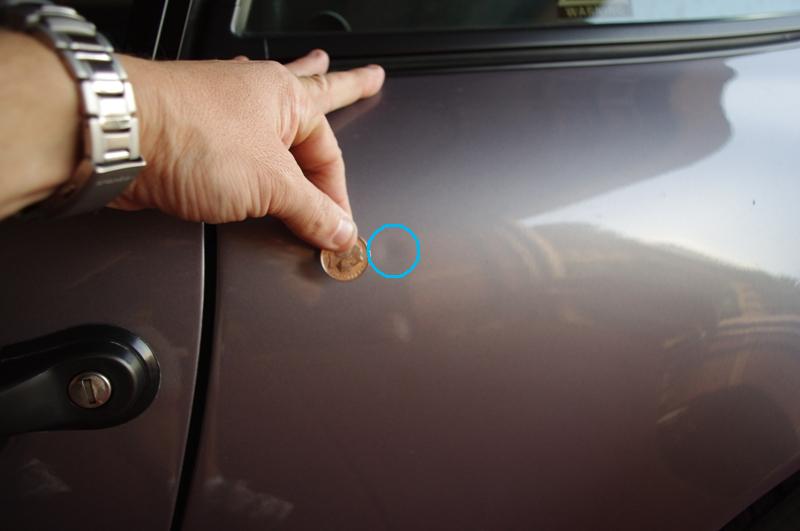 How To Pull Small Dents Out Of Car Door