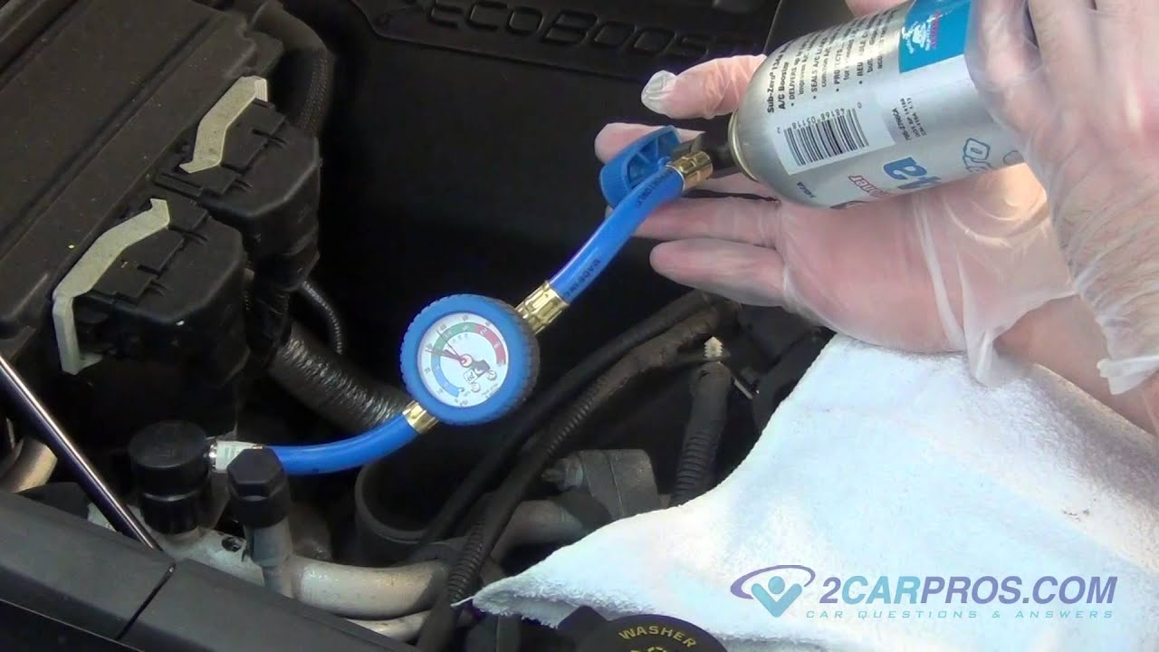 How To Put In Freon In A Car
