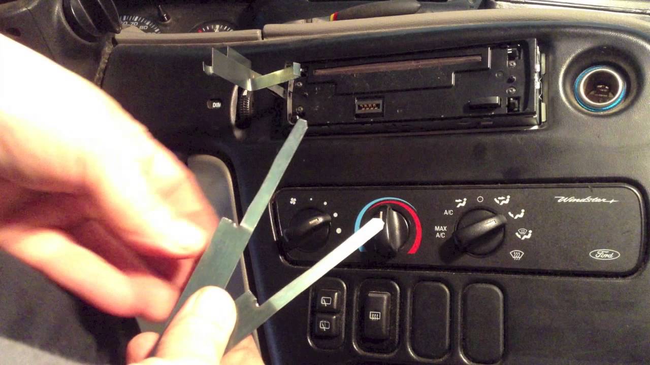 How to Remove and Replace a Car Stereo Radio (Panasonic ...