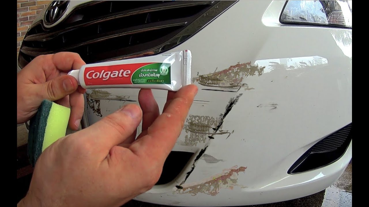 How to remove scratches from car
