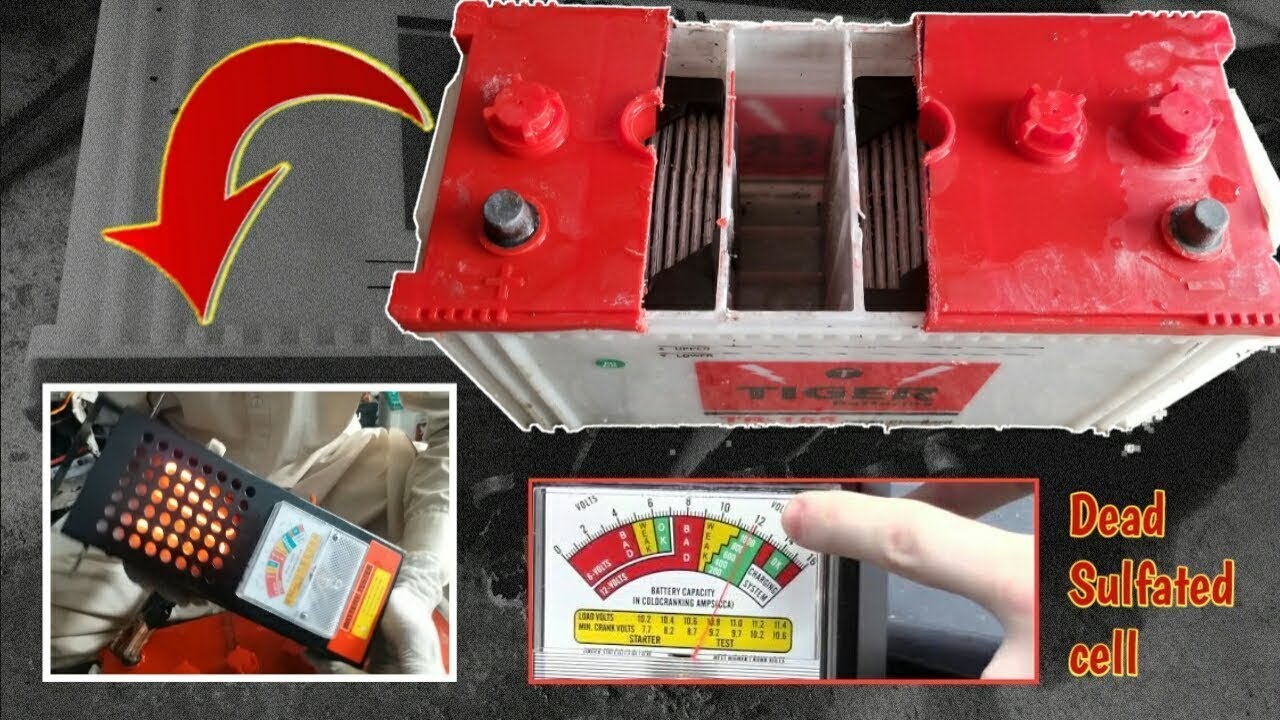 How To Repair Dead Sulfated Cell of a Car Battery