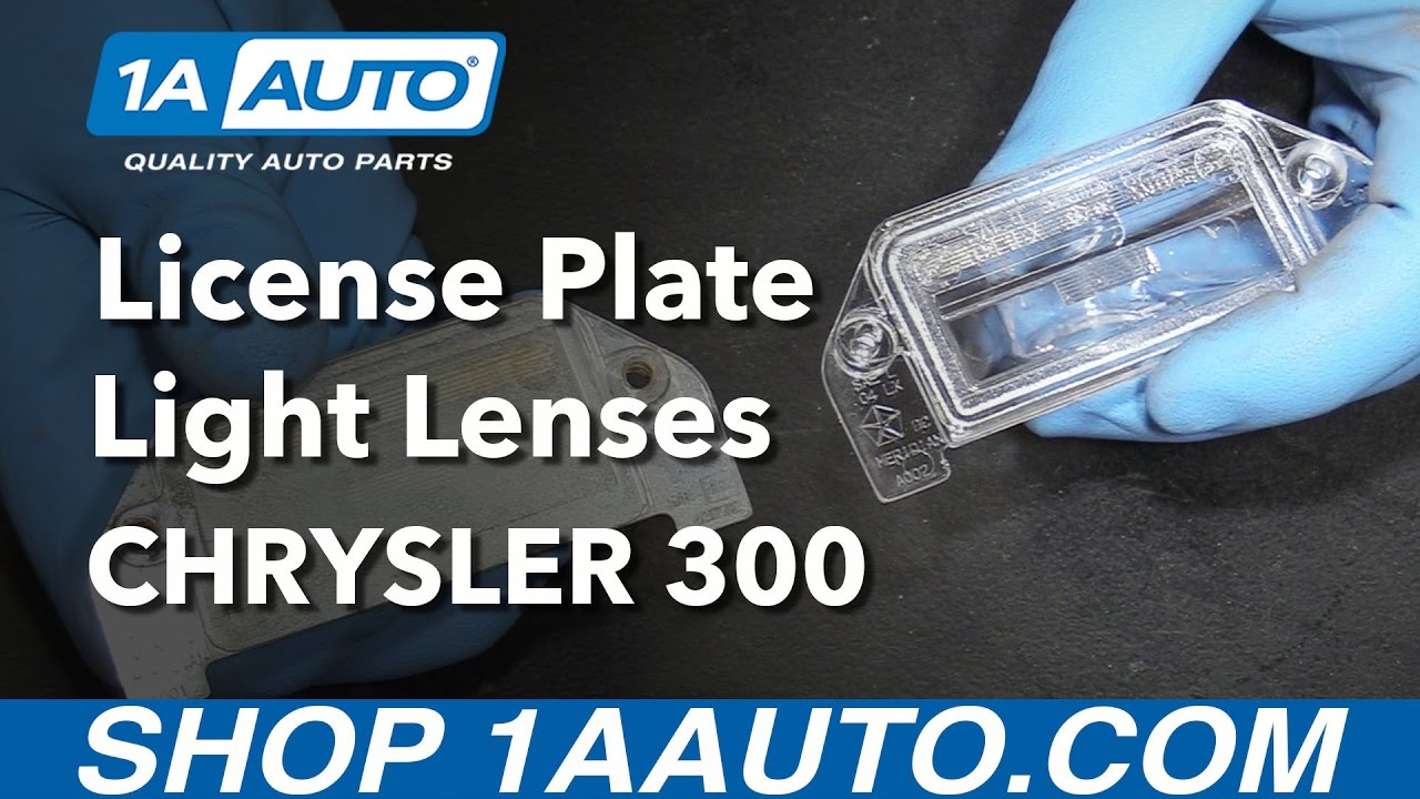 How to Replace License Plate Light Lenses 05