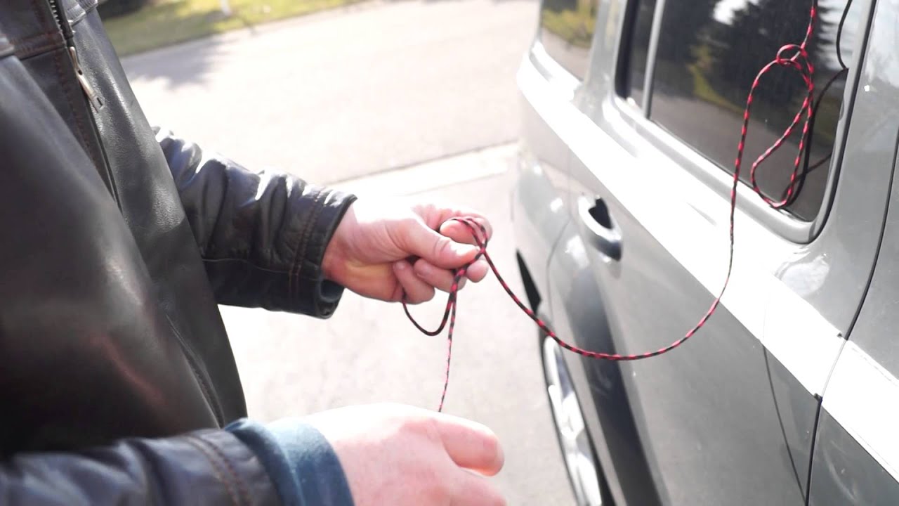 How to unlock a car with a string (this really works ...