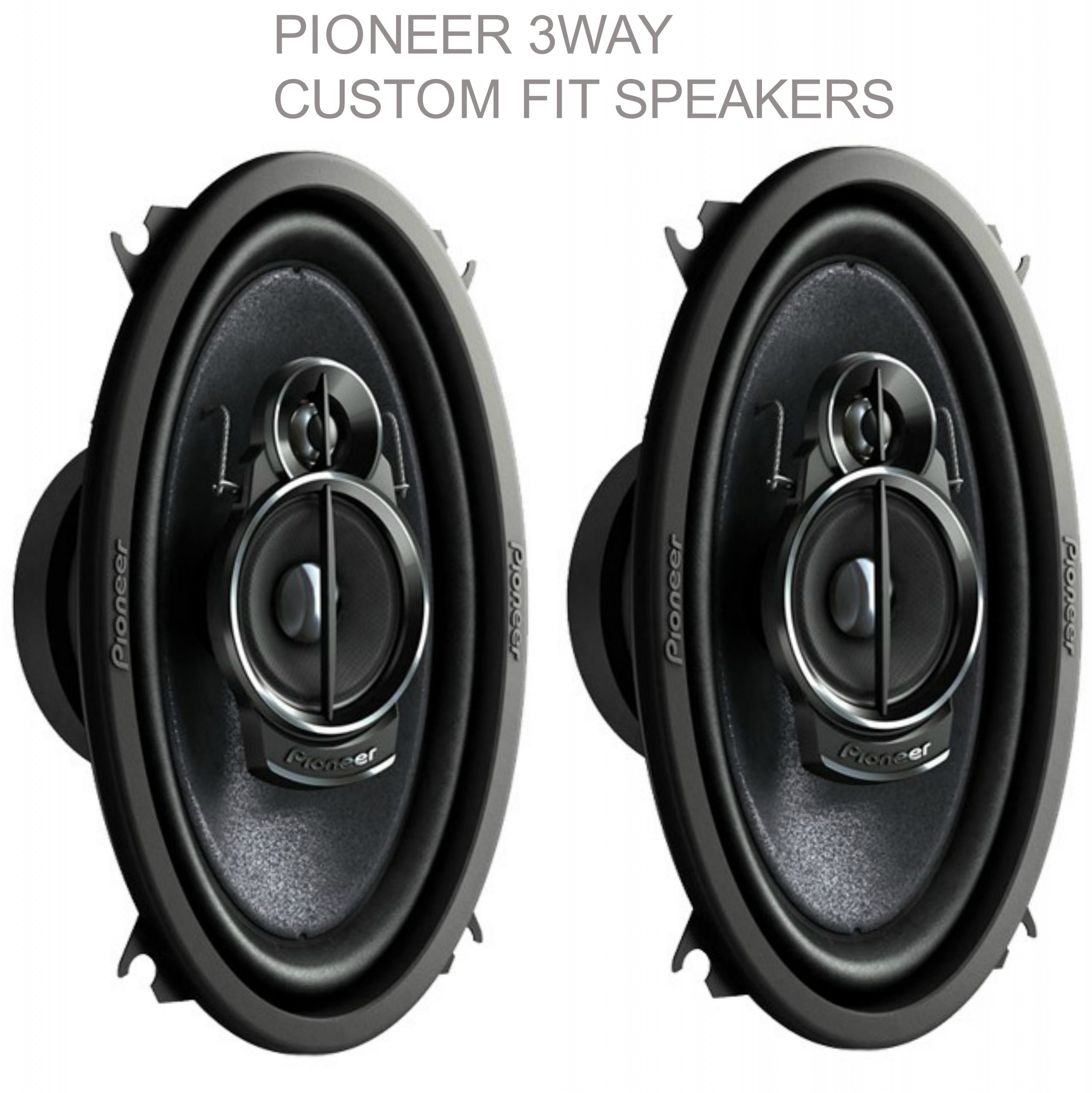 NEW Pioneer TS A4633i ?3 Way Custom Fit Car Speakers?200w Max?6" x4" ?1YR ...