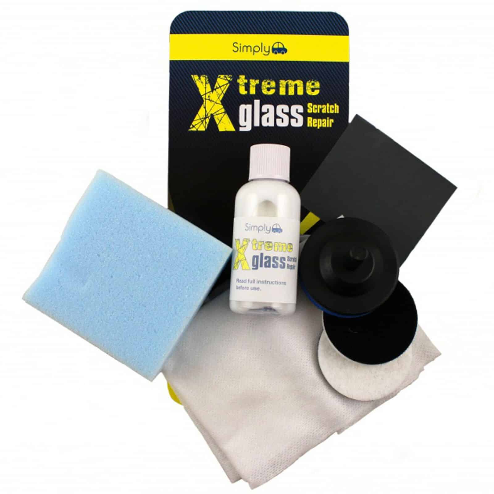 NEW! Xtreme Glass Scratch Repair Kit, Repair windscreen wiper scratches ...