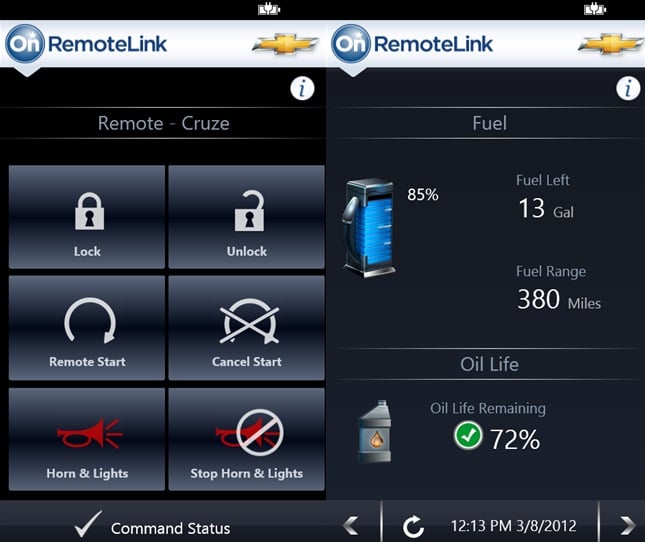 OnStar RemoteLink App Now Available For Windows Phone Devices
