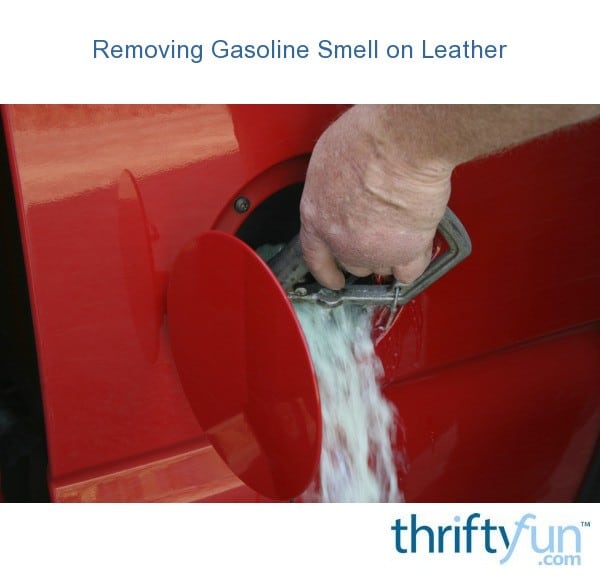 Removing Gasoline Smell on Leather?