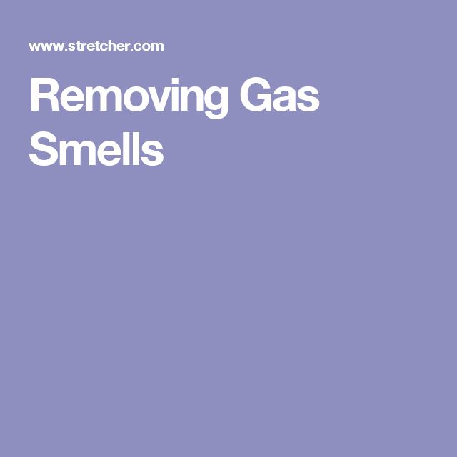 Removing Gasoline Smells