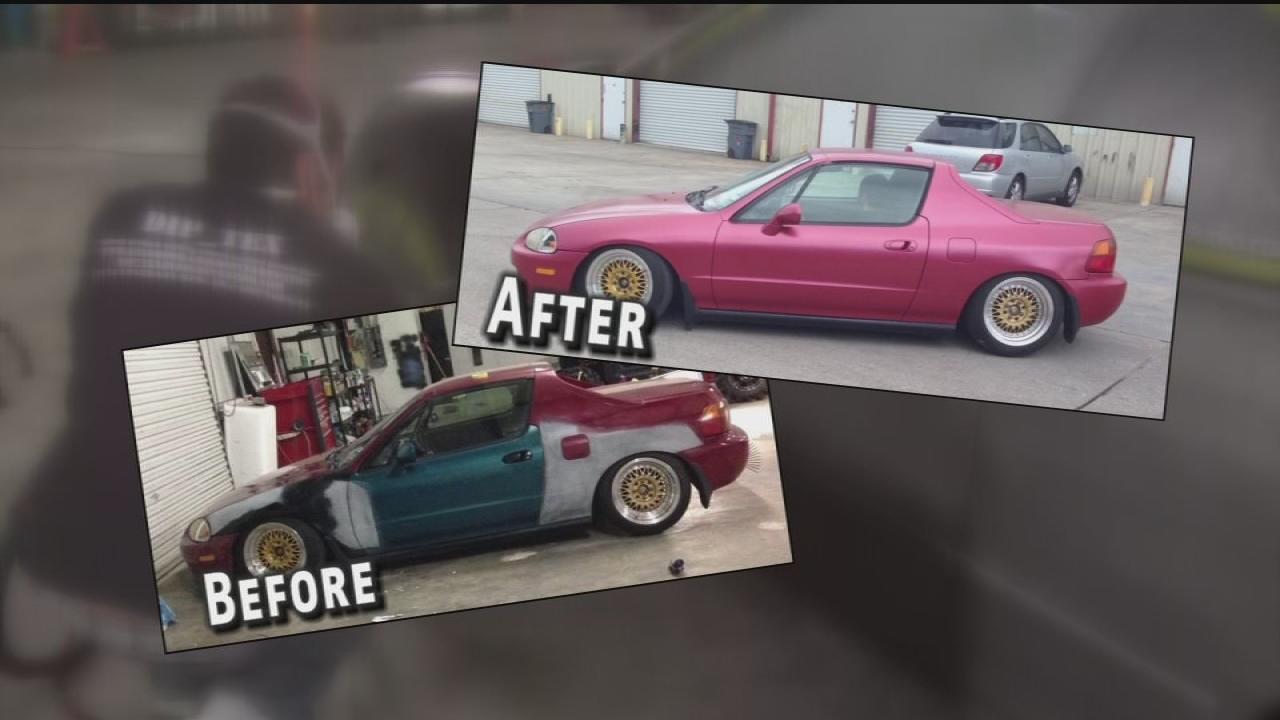 Rubber paint sprucing up cars at fraction of paint job cost