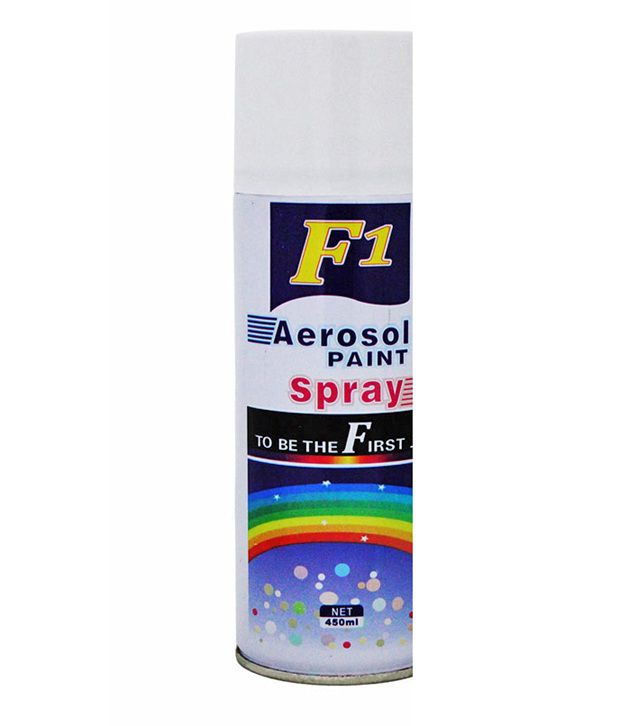 Spedy F1 Car Touchup Spray Paint 450Ml White