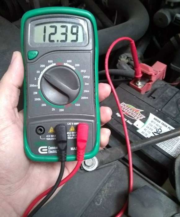 Testing a Car Battery With a Multimeter