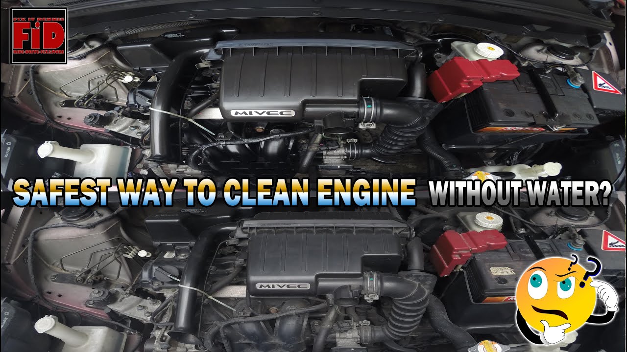 The safest way to clean your car engine without using ...