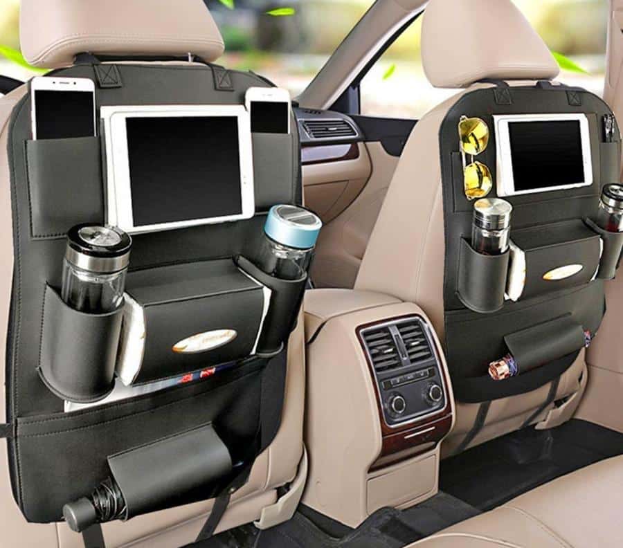 This Brilliant Backseat Car Organizer Holds Tablets, Snacks, Drinks ...