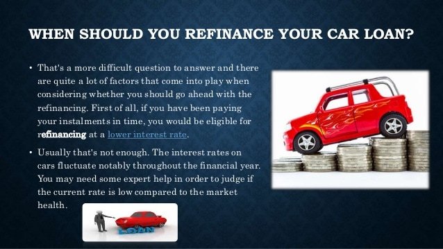 What is car loan refinance and what