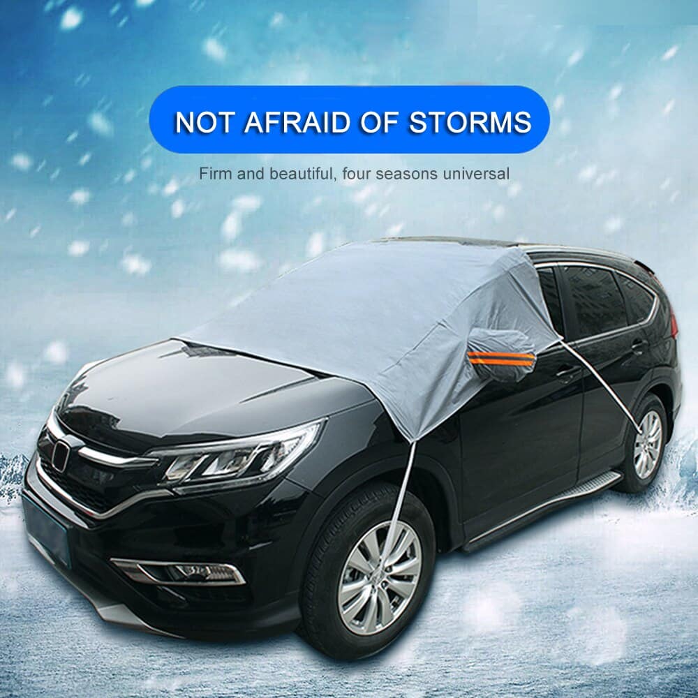 Winter Car Covers Waterproof Dustproof Snow Ice Rain Shade Cover Auto ...
