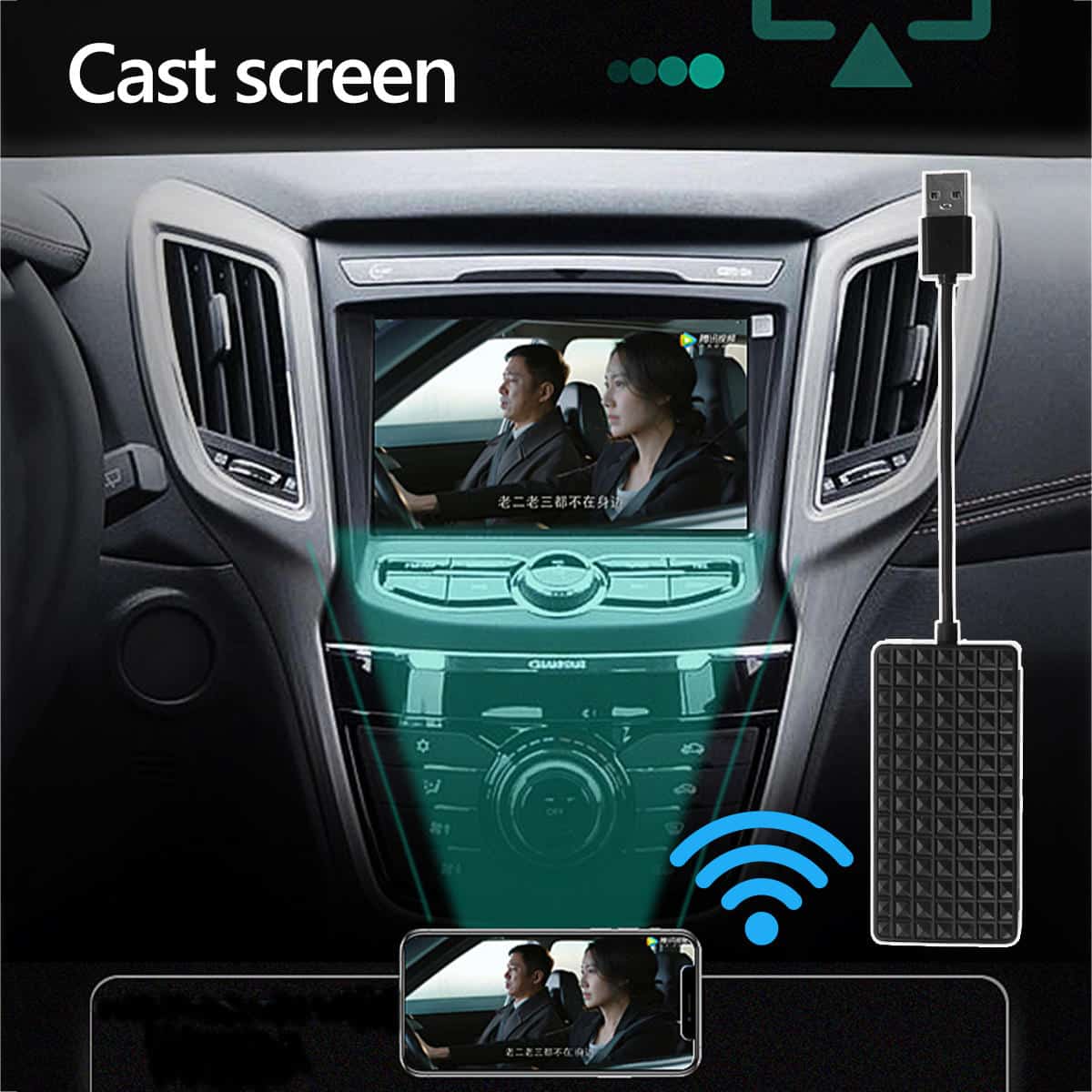 Wireless Carplay USB Display Dongle Wired Android Auto for Vihecle with ...
